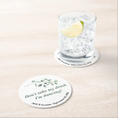 Onderzetter neemt mijn drink niet. Ik dans (Insitu)