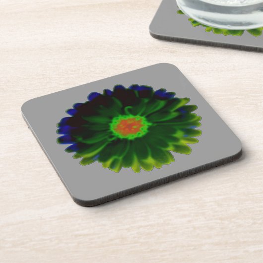 Onderzetter Neon Marigold Cork (Linkerzijde)