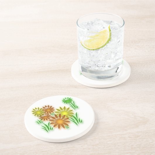 Onderzetter - Neonbloemen (Zijkant)