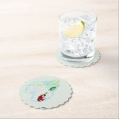 Onderzetter: Noord-Amerikaanse bloem Kartonnen Onderzetters (Insitu)