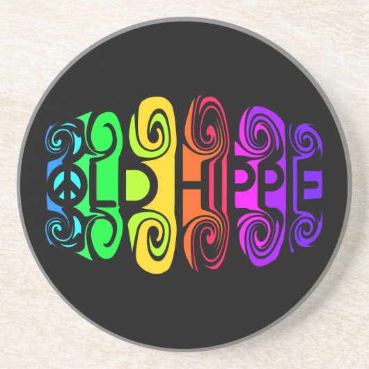 Onderzetter OLD HIPPIE (Voorkant)