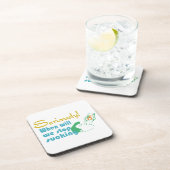 Onderzetter oliehoudende humor kurk (Rechterzijde)