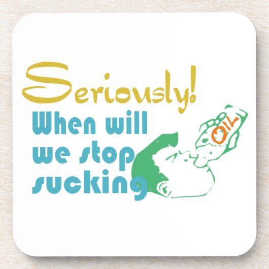 Onderzetter oliehoudende humor kurk (Voorkant)