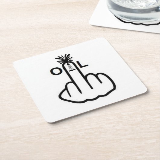 Onderzetter olievlek (Schuin)