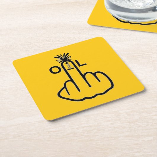 Onderzetter olievlek (Schuin)