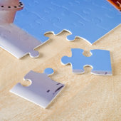 Onderzetter omhoog en omlaag jigzaag puzzel legpuzzel (Zijkant)