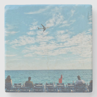 Onderzetter omhoog en weg