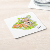 Onderzetter: Ontspannende dag Kartonnen Onderzetters (Schuin)