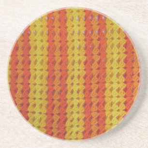 Onderzetter - Oranje afghaans