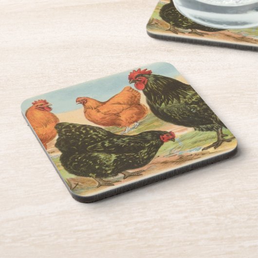  Onderzetter "Orpington Chicken" (Linkerzijde)