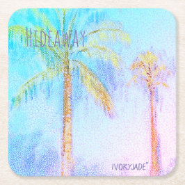 Onderzetter palmbomen