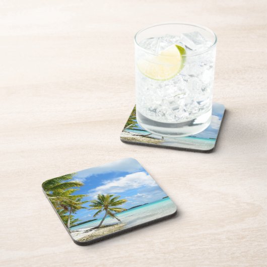 Onderzetter palmboomstrand (Rechterzijde)