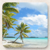 Onderzetter palmboomstrand (Voorkant)