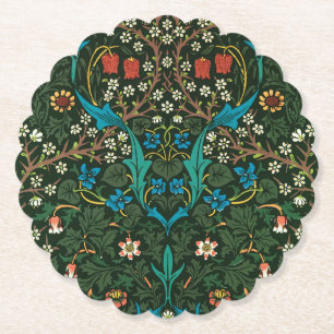 ONDERZETTER PAPER WILLIAM MORRIS "TULIPS" ONTWERP