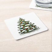 Onderzetter PAPIER : CHRISTMAS TREE (Schuin)