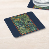 Onderzetter PAPIER MET WILLIAM MORRIS PHEASANT ONT (Schuin)