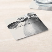 Onderzetter PAPIER : " PAAR" :  (Schuin)