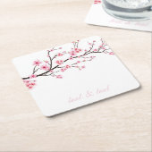 Onderzetter PAPIER : SAKURA CHERRY BLOSSOMS (Schuin)