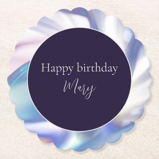 Onderzetter papier voor blaasolie (Voorkant)