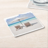 Onderzetter, papier - Waterverf-batchvoorzitter Kartonnen Onderzetters (Schuin)