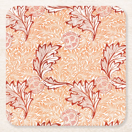 Onderzetter PAPIER : WILLIAM MORRIS : APPLE (Voorkant)