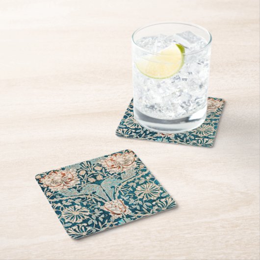 Onderzetter PAPIER : WILLIAM MORRIS : HONEYSUCKLE (Insitu)