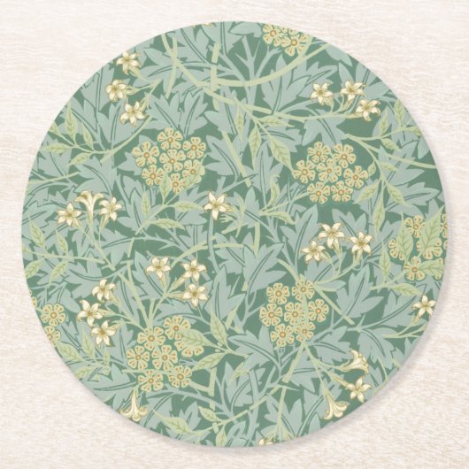 Onderzetter PAPIER : WILLIAM MORRIS : JASMINE (Voorkant)