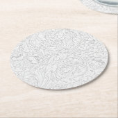 Onderzetter PAPIER : WILLIAM MORRIS : PLATTELANDSO (Gebogen)