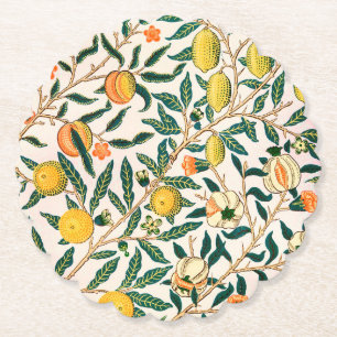 Onderzetter PAPIER : WILLIAM MORRIS : POMEGRANAAT