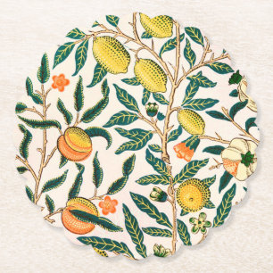 Onderzetter PAPIER : WILLIAM MORRIS : POMEGRANAAT
