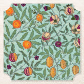 Onderzetter PAPIER : WILLIAM MORRIS : POMEGRANATEN (Voorkant)