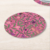 Onderzetter PAPIER : WILLIAM MORRIS : POMEGRANATEN (Gebogen)