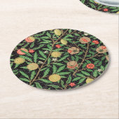 Onderzetter PAPIER : WILLIAM MORRIS : POMEGRANATEN (Gebogen)