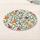 Onderzetter PAPIER : WILLIAM MORRIS : POMEGRANATEN (Gebogen)