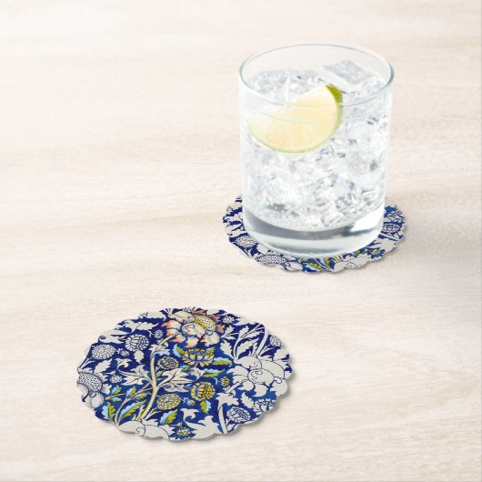 Onderzetter PAPIER : WILLIAM MORRIS : WATERVERF 18 (Insitu)