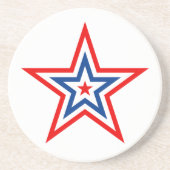 Onderzetter patriottische Star-Drink (Voorkant)