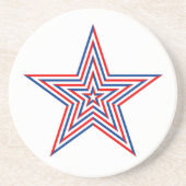 Onderzetter patriottische Star-Drink (Voorkant)