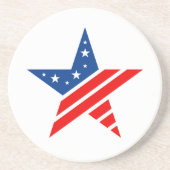 Onderzetter patriottische Star-Drink (Voorkant)