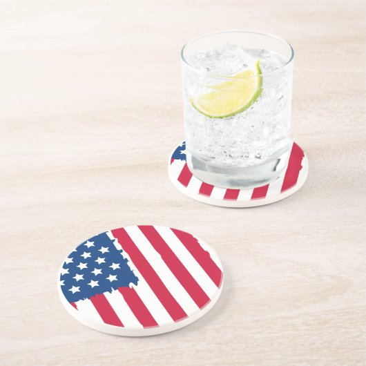 Onderzetter patriottische stone Drink (Zijkant)