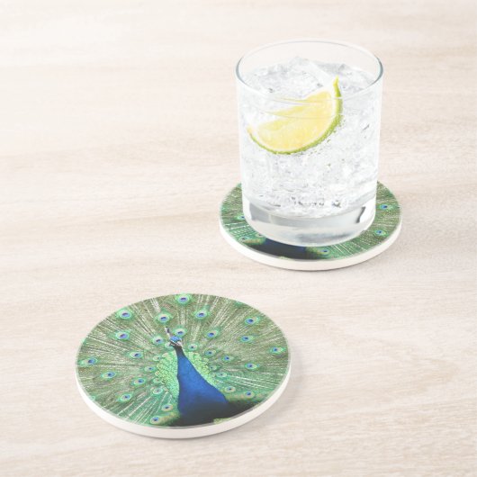 Onderzetter - Pauw (Zijkant)