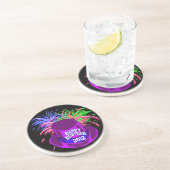 Onderzetter Pet en brandweer nieuwjaar (Zijkant)