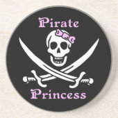 Onderzetter Pirate Princess (Voorkant)