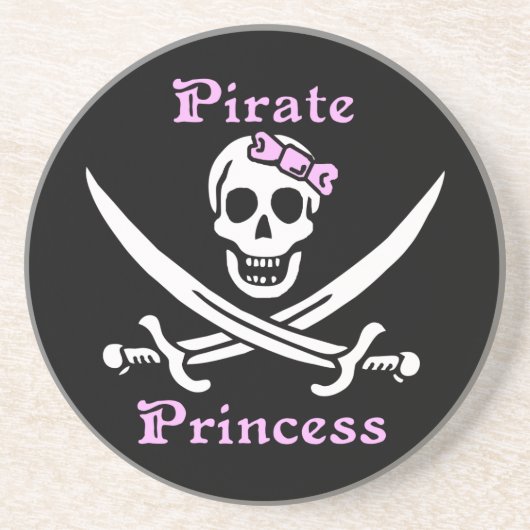 Onderzetter Pirate Princess (Voorkant)