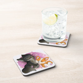 Onderzetter - pluizige knuffels