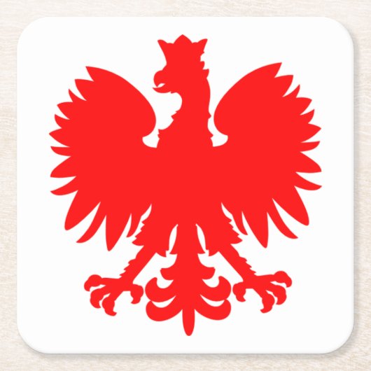 Onderzetter Poolse Eagle (Voorkant)