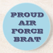 Onderzetter Proud Air Force Brat (Voorkant)