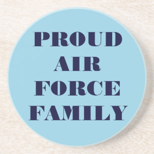 Onderzetter Proud Air Force Familie