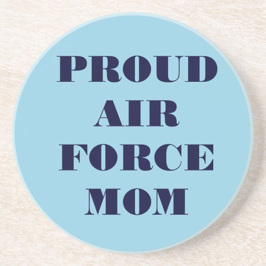 Onderzetter Proud Air Force mama (Voorkant)