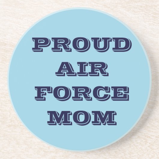 Onderzetter Proud Air Force mama (Voorkant)