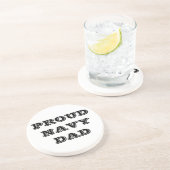 Onderzetter Proud Navy Pap (Zijkant)